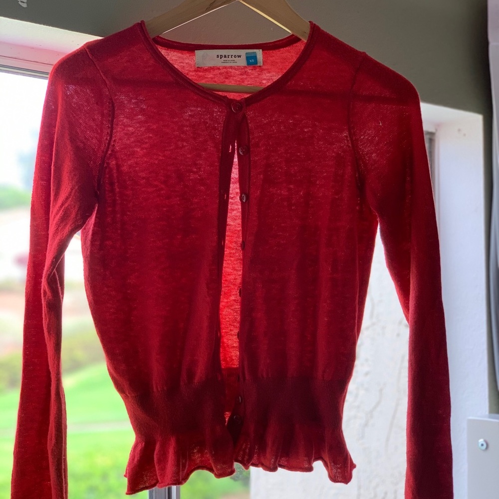 Red Pea Coat